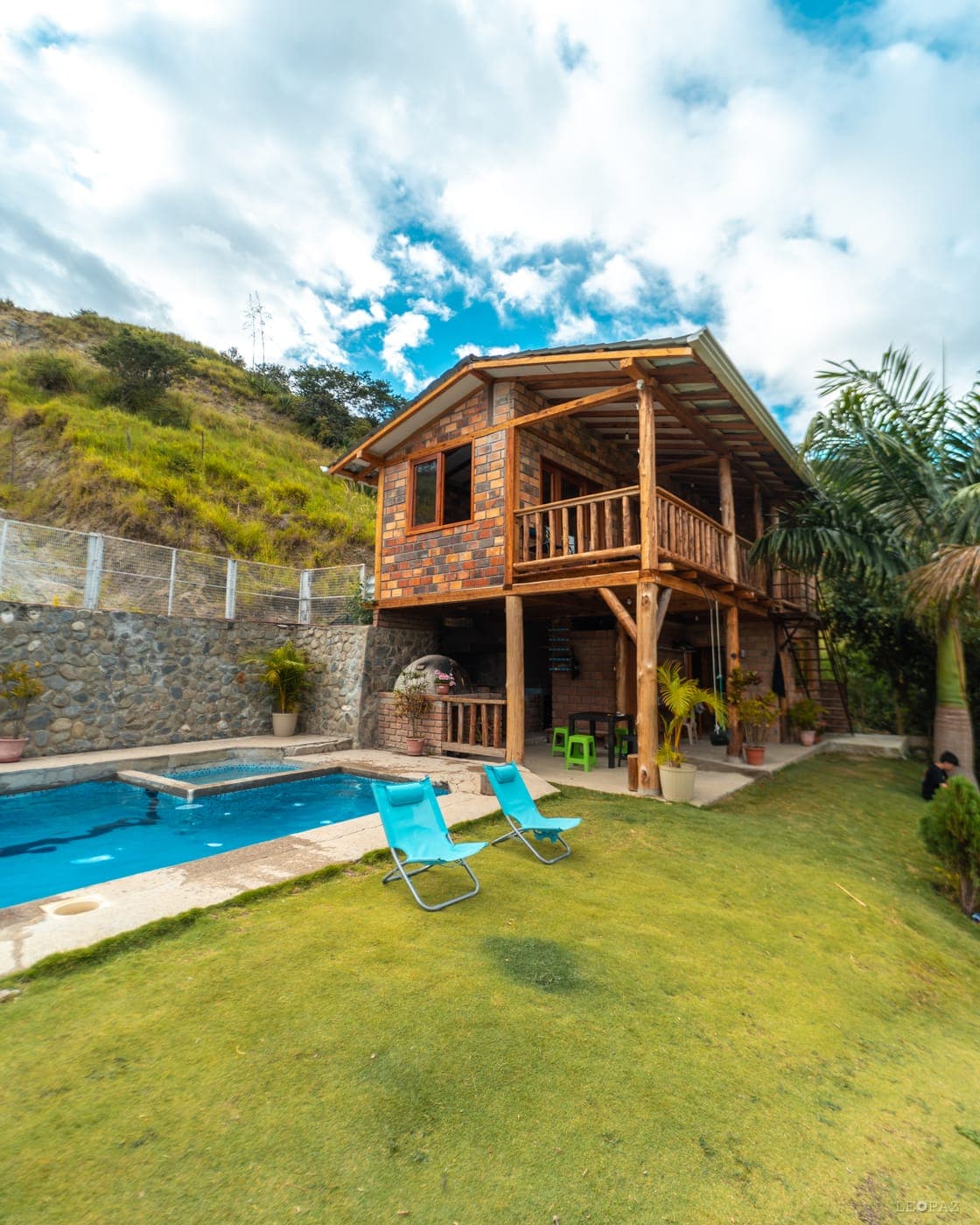 Piscina de la finca